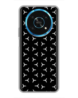 Чехол для Huawei Honor Magic 6 Lite 5G с картинкой «Mercedes паттерн звезд»