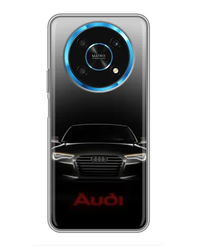 Чехол для Huawei Honor Magic 6 Lite 5G с картинкой «Audi — градиентный контур»