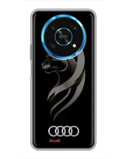 Чохол для Huawei Honor Magic 6 Lite 5G з картинкою «Графіка — пантера та Audi»