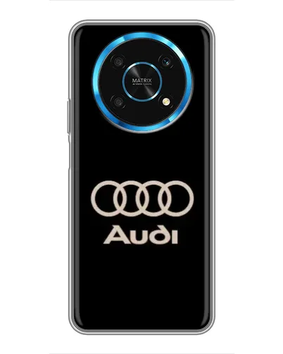 Чехол для Huawei Honor Magic 6 Lite 5G с картинкой «Audi — золотой логотип»