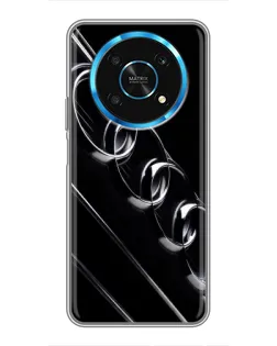 Чохол для Huawei Honor Magic 6 Lite 5G з картинкою «Audi — абстрактні кільця»