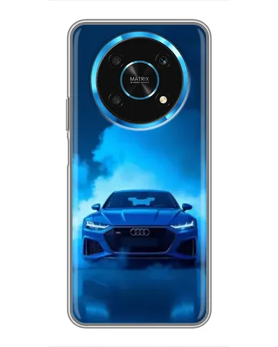 Чехол для Huawei Honor Magic 6 Lite 5G с картинкой «Audi — голубая энергия»