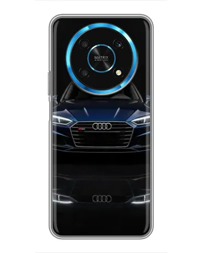 Чехол для Huawei Honor Magic 6 Lite 5G с картинкой «Audi — ночное отражение»