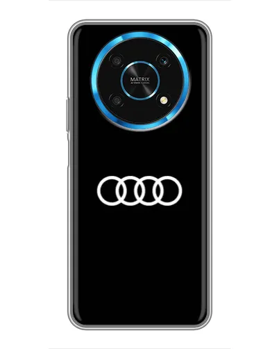 Чехол для Huawei Honor Magic 6 Lite 5G с картинкой «Audi White Logo»