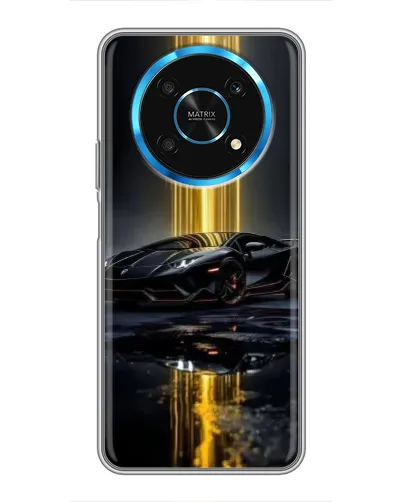 Чехол для Huawei Honor Magic 6 Lite 5G с картинкой «Ночной Lamborghini драйв»