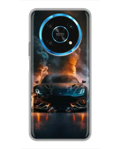 Чехол для Huawei Honor Magic 6 Lite 5G с картинкой «Lamborghini дымная эстетика»
