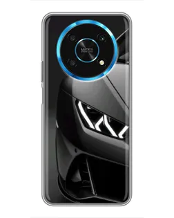 Чехол для Huawei Honor Magic 6 Lite 5G с картинкой «Lamborghini фары детализация»