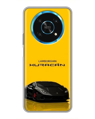 Чехол для Huawei Honor Magic 6 Lite 5G с картинкой «Lamborghini Huracan черный»