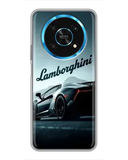 Чехол для Huawei Honor Magic 6 Lite 5G с картинкой «Классическая надпись Lamborghini»