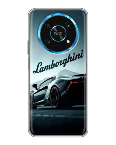 Чехол для Huawei Honor Magic 6 Lite 5G с картинкой «Классическая надпись Lamborghini»