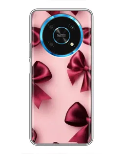 Чехол для Huawei Honor Magic 6 Lite 5G с картинкой «Бордовый атлас»