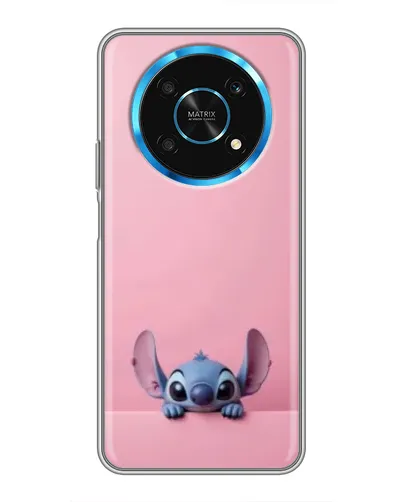 Чехол для Huawei Honor Magic 6 Lite 5G с картинкой «Stitch выглядывает»