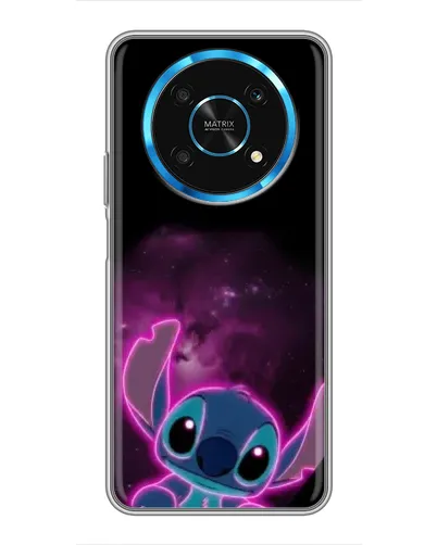 Чехол для Huawei Honor Magic 6 Lite 5G с картинкой «Неоновый Stitch»