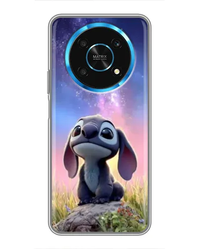 Чехол для Huawei Honor Magic 6 Lite 5G с картинкой «Стич на рассвете»
