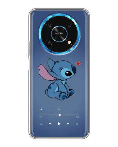 Чехол для Huawei Honor Magic 6 Lite 5G с картинкой «Музыкальный Stitch»