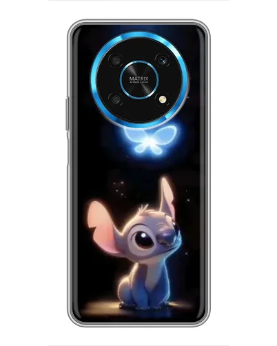 Чехол для Huawei Honor Magic 6 Lite 5G с картинкой «Сияющий Стич»