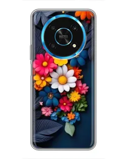 Чехол для Huawei Honor Magic 6 Lite 5G с картинкой «Цветочная феерия»