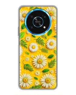 Чехол для Huawei Honor Magic 6 Lite 5G с картинкой «Ромашковое солнце»
