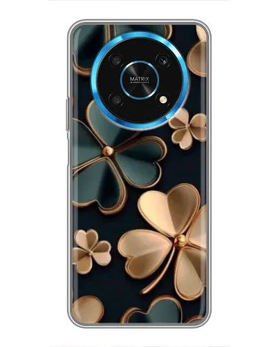 Чехол для Huawei Honor Magic 6 Lite 5G с картинкой «Клевер в золоте»