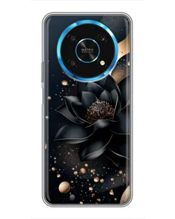 Чехол для Huawei Honor Magic 6 Lite 5G с картинкой «Черный лотос»