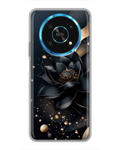 Чехол для Huawei Honor Magic 6 Lite 5G с картинкой «Черный лотос»