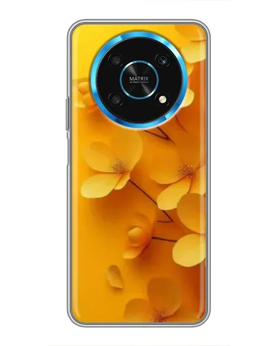 Чехол для Huawei Honor Magic 6 Lite 5G с картинкой «Золотые лепестки»