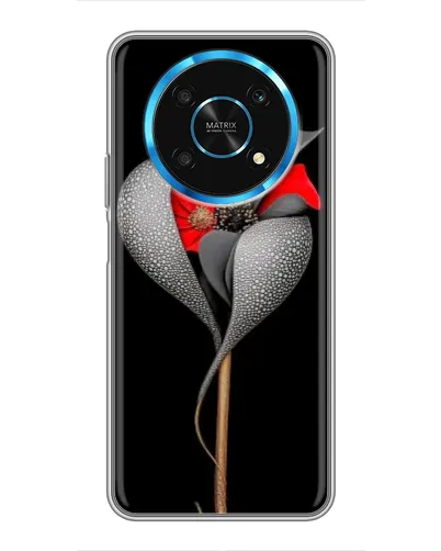 Чехол для Huawei Honor Magic 6 Lite 5G с картинкой «Серебряный фантазийный цветок» Чехол для Huawei Honor Magic 6 Lite 5G с картинкой «Серебряный фантазийный цветок»