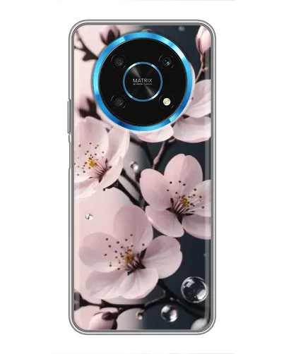 Чехол для Huawei Honor Magic 6 Lite 5G с картинкой «Нежная сакура и капли» Чехол для Huawei Honor Magic 6 Lite 5G с картинкой «Нежная сакура и капли»