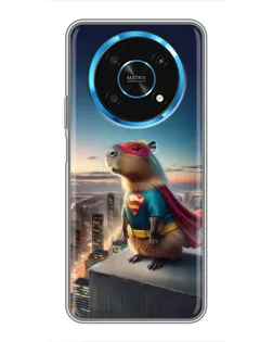 Чехол для Huawei Honor Magic 6 Lite 5G с картинкой «Капи-мен супергерой»