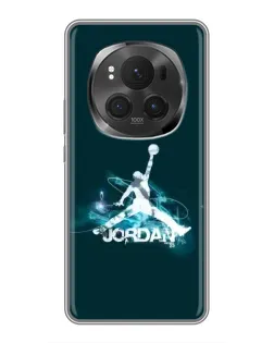 Чохол для Huawei Honor Magic 6 Pro з картинкою «Jordan Blue Fire» Чохол для Huawei Honor Magic 6 Pro з картинкою «Jordan Blue Fire»