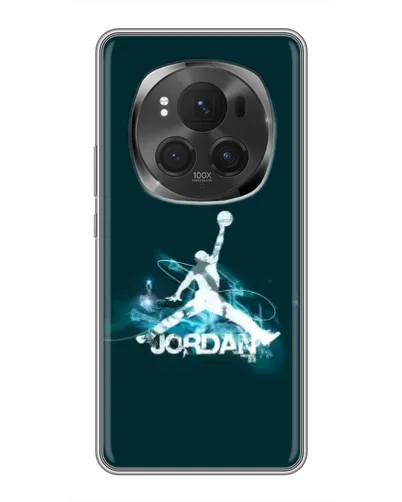 Чохол для Huawei Honor Magic 6 Pro з картинкою «Jordan Blue Fire» Чохол для Huawei Honor Magic 6 Pro з картинкою «Jordan Blue Fire»