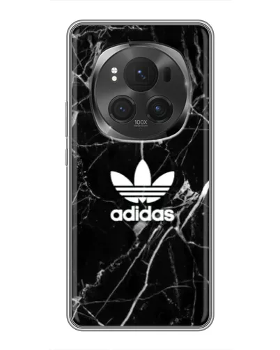 Чехол для Huawei Honor Magic 6 Pro с картинкой «Белый мрамор Adidas»
