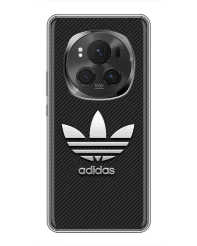 Чехол для Huawei Honor Magic 6 Pro с картинкой «Adidas Карбоновая текстура»