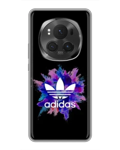 Чехол для Huawei Honor Magic 6 Pro с картинкой «Взрыв красок Adidas»