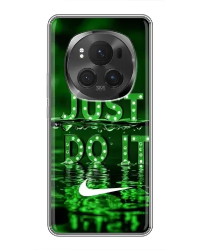 Чехол для Huawei Honor Magic 6 Pro с картинкой «Зеленый неоновый Nike»