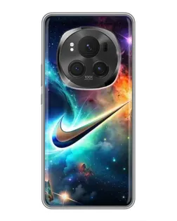Чехол для Huawei Honor Magic 6 Pro с картинкой «Космический Nike Swoosh»