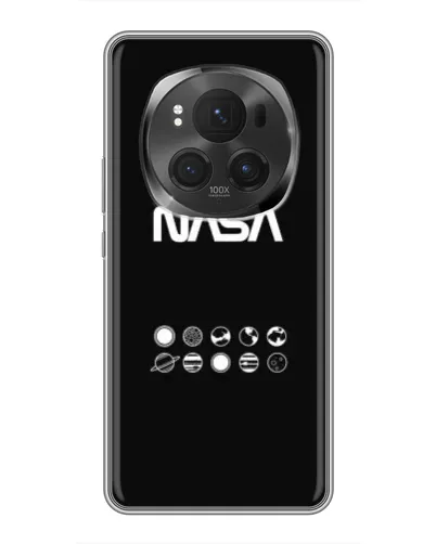 Чехол для Huawei Honor Magic 6 Pro с картинкой «NASA — технический принт» Чехол для Huawei Honor Magic 6 Pro с картинкой «NASA — технический принт»