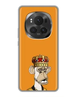Чехол для Huawei Honor Magic 6 Pro с картинкой «Золотая обезьяна Bored Ape»