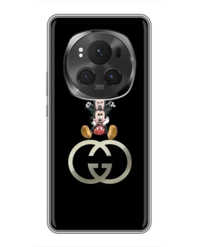Чохол для Huawei Honor Magic 6 Pro з картинкою «Мінні Маус на лого» Чохол для Huawei Honor Magic 6 Pro з картинкою «Мінні Маус на лого»