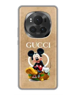 Чохол для Huawei Honor Magic 6 Pro з картинкою «Міккі Маус Gucci — крафт» Чохол для Huawei Honor Magic 6 Pro з картинкою «Міккі Маус Gucci — крафт»