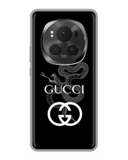 Чохол для Huawei Honor Magic 6 Pro з картинкою «Gucci — срібна змія» Чохол для Huawei Honor Magic 6 Pro з картинкою «Gucci — срібна змія»