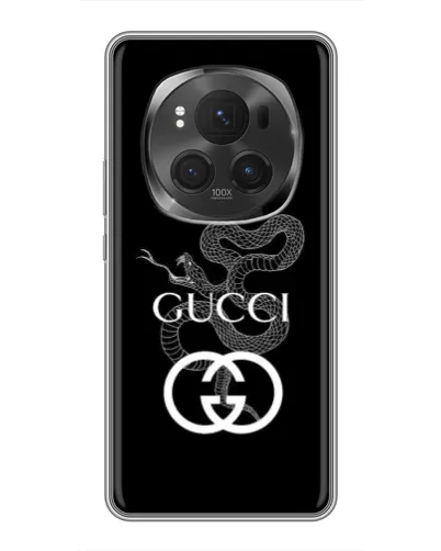 Чохол для Huawei Honor Magic 6 Pro з картинкою «Gucci — срібна змія» Чохол для Huawei Honor Magic 6 Pro з картинкою «Gucci — срібна змія»