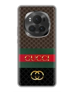 Чохол для Huawei Honor Magic 6 Pro з картинкою «Gucci — брендований десерт» Чохол для Huawei Honor Magic 6 Pro з картинкою «Gucci — брендований десерт»