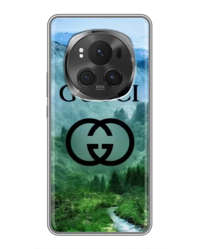 Чохол для Huawei Honor Magic 6 Pro з картинкою «Gucci — гірський пейзаж» Чохол для Huawei Honor Magic 6 Pro з картинкою «Gucci — гірський пейзаж»