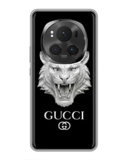 Чохол для Huawei Honor Magic 6 Pro з картинкою «Gucci — срібний лев» Чохол для Huawei Honor Magic 6 Pro з картинкою «Gucci — срібний лев»