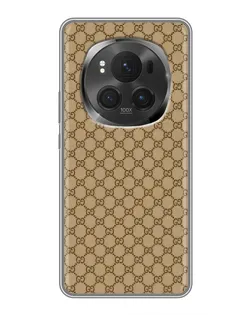 Чохол для Huawei Honor Magic 6 Pro з картинкою «Gucci — класичний беж» Чохол для Huawei Honor Magic 6 Pro з картинкою «Gucci — класичний беж»