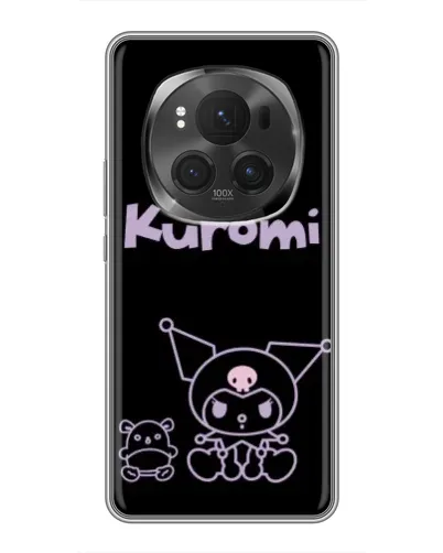 Чехол для Huawei Honor Magic 6 Pro с картинкой «Kuromi — черный минимализм» Чехол для Huawei Honor Magic 6 Pro с картинкой «Kuromi — черный минимализм»