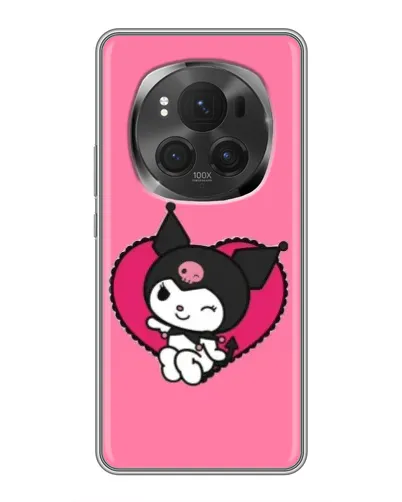 Чехол для Huawei Honor Magic 6 Pro с картинкой «Kuromi — любовь в сердце» Чехол для Huawei Honor Magic 6 Pro с картинкой «Kuromi — любовь в сердце»