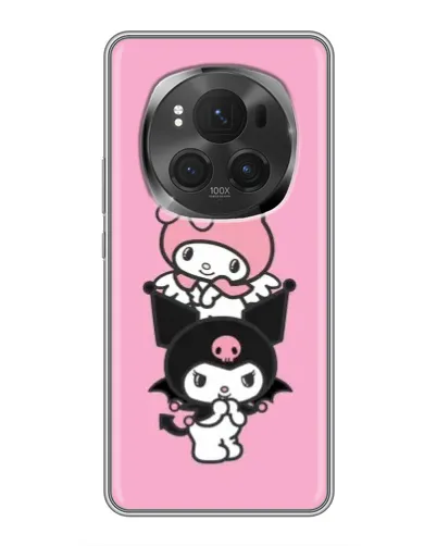 Чехол для Huawei Honor Magic 6 Pro с картинкой «My Melody и Kuromi» Чехол для Huawei Honor Magic 6 Pro с картинкой «My Melody и Kuromi»