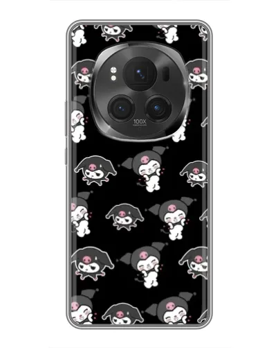 Чехол для Huawei Honor Magic 6 Pro с картинкой «Черный паттерн Kuromi» Чехол для Huawei Honor Magic 6 Pro с картинкой «Черный паттерн Kuromi»